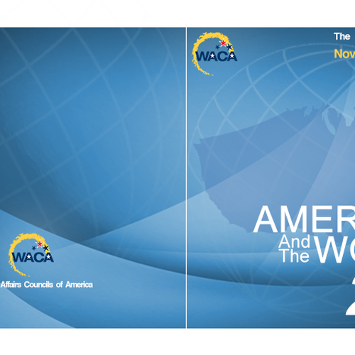 Designs | Program booklet cover for global affairs conference in ...