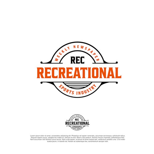 Logo for Newsletter about Recreational Sports Business Design réalisé par The Seño