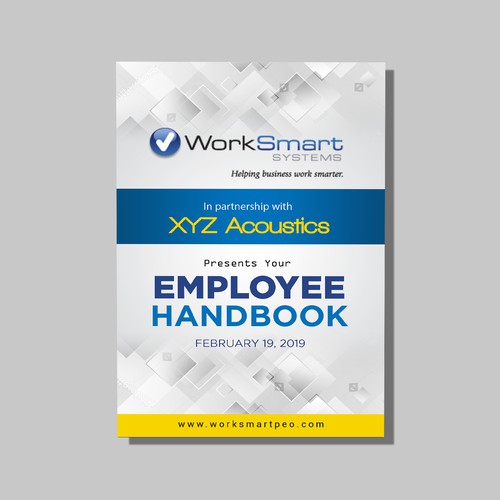 cover sheet for employee handbook