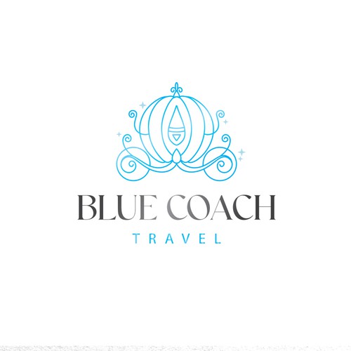 Design a beautiful logo for a travel business. Design by moon.design