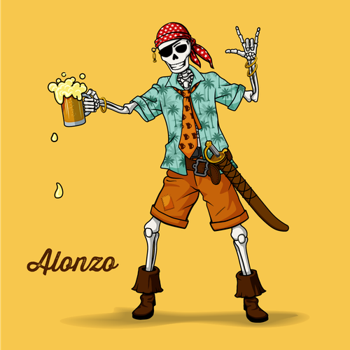 Illustrations of  Alonzo Design by Armand Par
