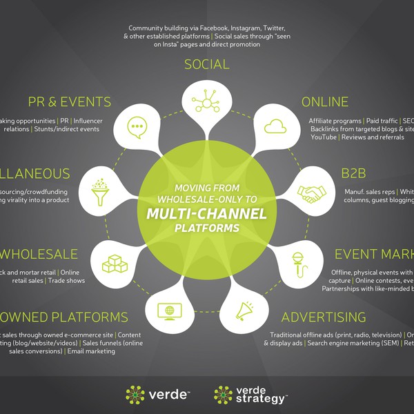 Infographic showing universe of sales options