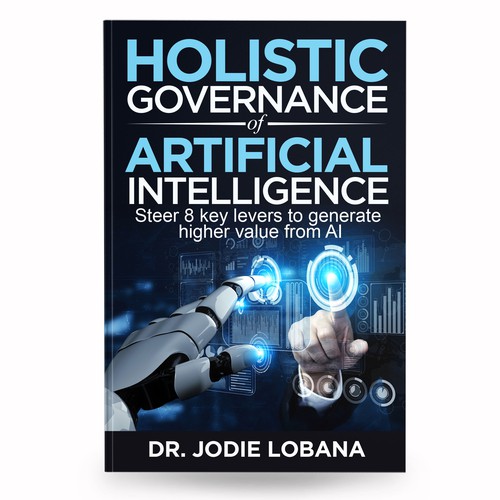 Man and Machine interaction - Book cover needed for Governance of Artificial Intelligence Design von anisha umělec