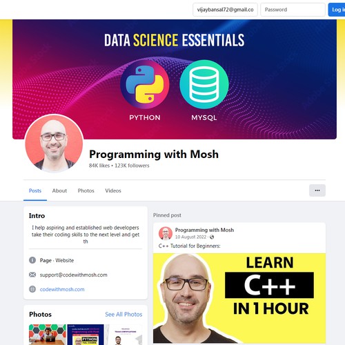 Facebook cover contest entry by vkbdesign