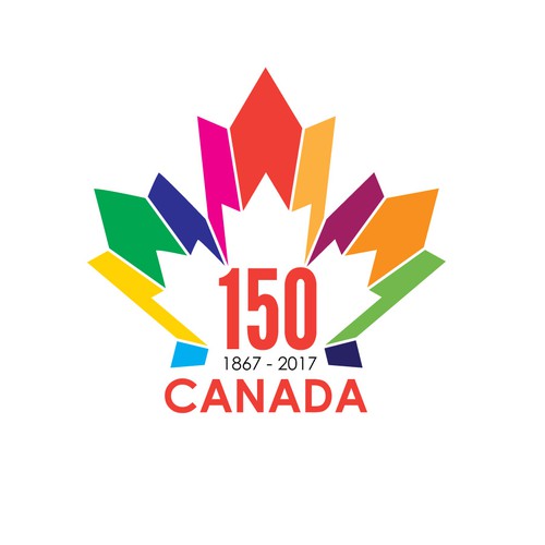 Community contest: Design Canada’s 150th birthday logo! Design by bluesflamingo