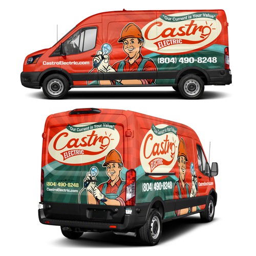 Van wrap For Electrical business! | Guaranteed | Quick Choice Making | Few revisions Design by Nadun Prabodana