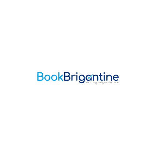 BookBrigantine.com Simple Vacation Rental Logo Design by kms*desen