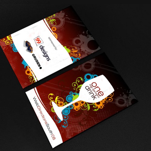 Design the Drink Cards for leading Web Conference! Diseño de ironmike