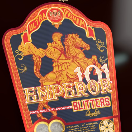 An eye catching label design Design by ANGEL PackLab