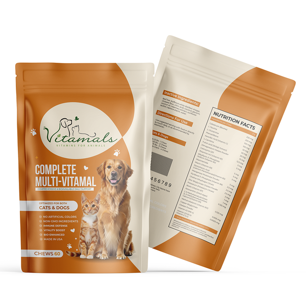 Modern & Elegant Pet Supplement Pouch Design