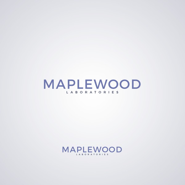 maplewood laboratories logo design