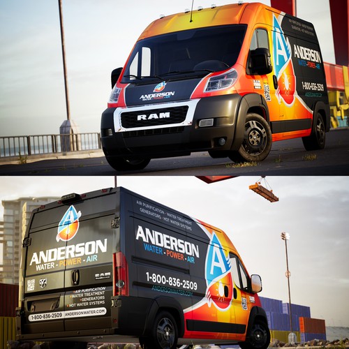 Anderson WPA Vehicle Wrap Design Design by J.Chaushev