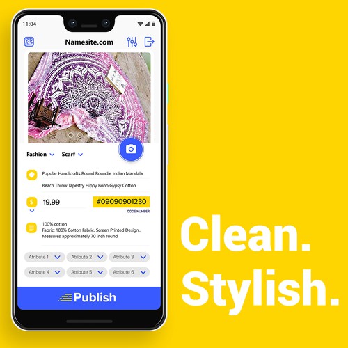 Create UI/UX for custom Android app Design by P E R I