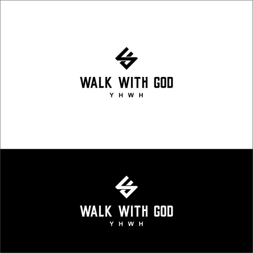 Walk With God Minimalist Luxury Logo for a Modern Faith & Fashion Brand Design by Elesense