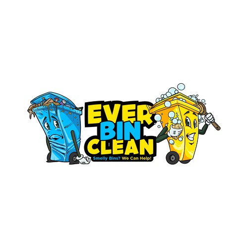 Design di Trash bin cleaning business logo di Hadeboga Studio