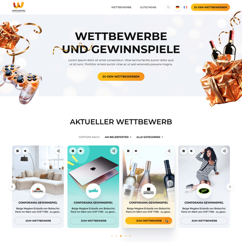 Web page design contest entry by FaTiH™