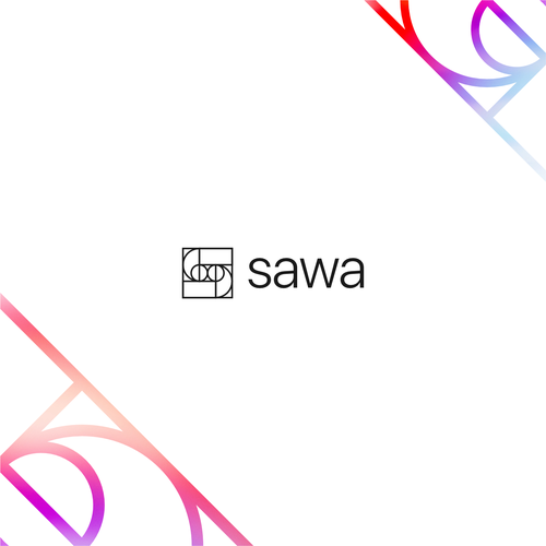 Sawa logo design Diseño de Harp Siras