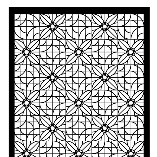 Pattern design for an interior-design element for a hotel in Bali Design by QPR