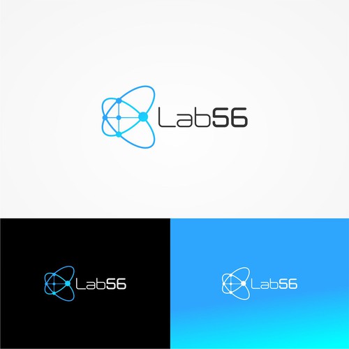 ≈ w e r n o ≈さんのSleak modern logo for a technology labデザイン