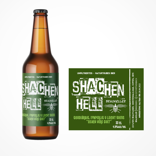 Microbrauerei: Bierflasche sucht Etikettendesign Design by halesen