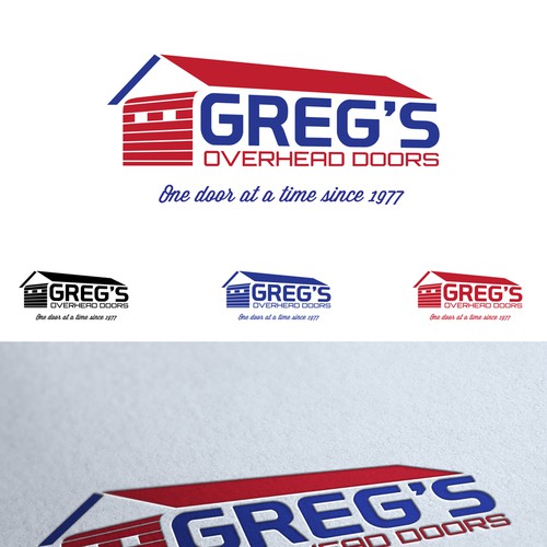 Help Greg's Overhead Doors with a new logo Diseño de vonWalton