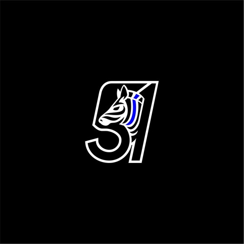Edgy, Tough, Rugged, clothing Logo cleverly combining "Zebra" and "51" in a unique way. Diseño de Athar82