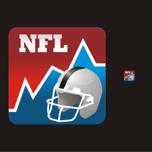 NFL themed iPhone app:  Launch icon, and loading screen Design by monash