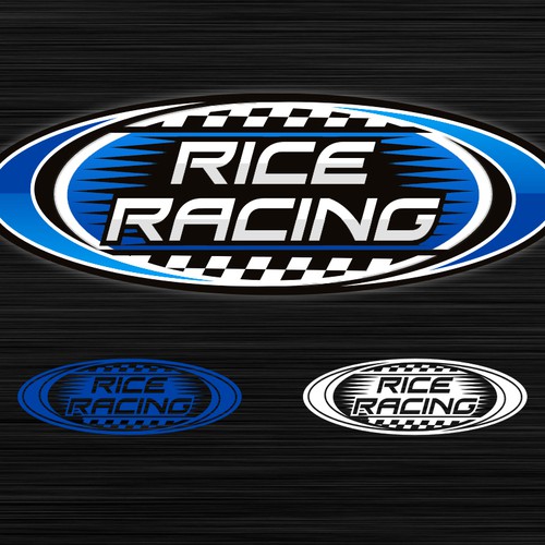 Logo For Rice Racing Diseño de Magnum Opus Design