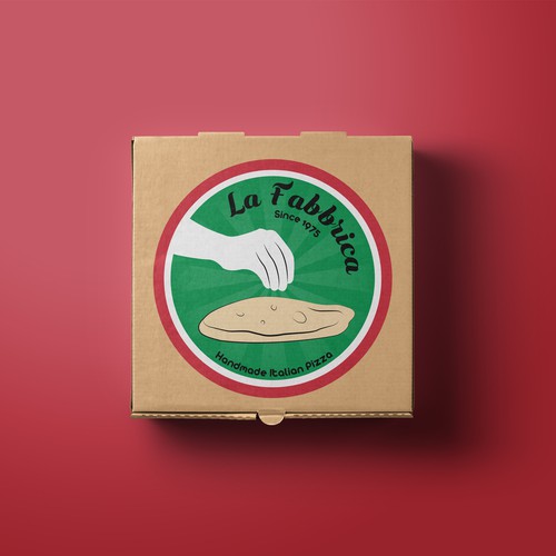 We need a powerful logo for our pizza production - La Fabbrica Réalisé par Lilit Vasilyan