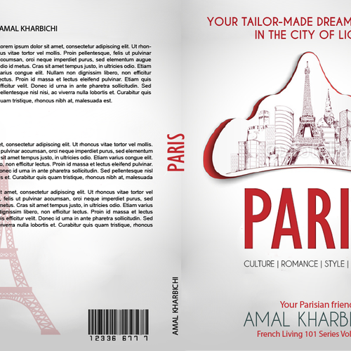 Design the cover of the next best-seller about Paris (France) Design by morgan marinoni