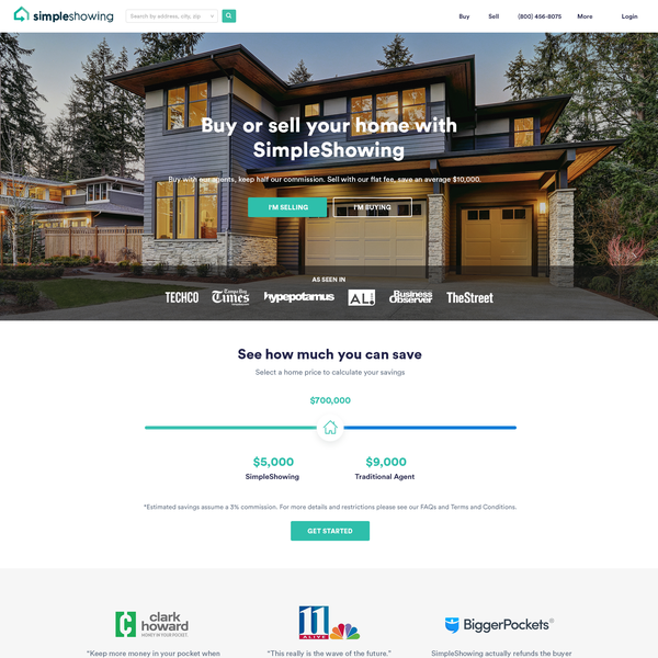 Real Estate Home Page