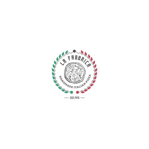 We need a powerful logo for our pizza production - La Fabbrica Design by majd kadi