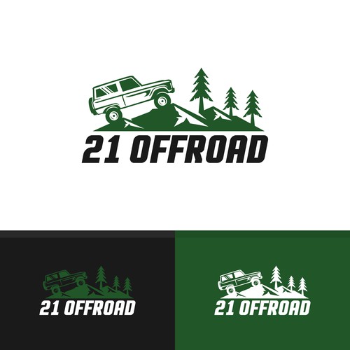 Offroad parts store needs bold logo. Design by OpheRocklab