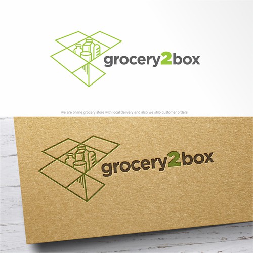 コンペ「we need powerful logo design for our online grocery store」のデザイン by F3design™⭐さん 