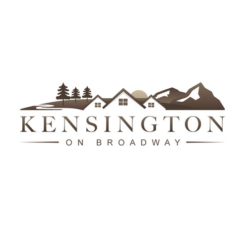 Logo for "Kensington on Broadway" - a Real Estate Development Project Diseño de 7scout7