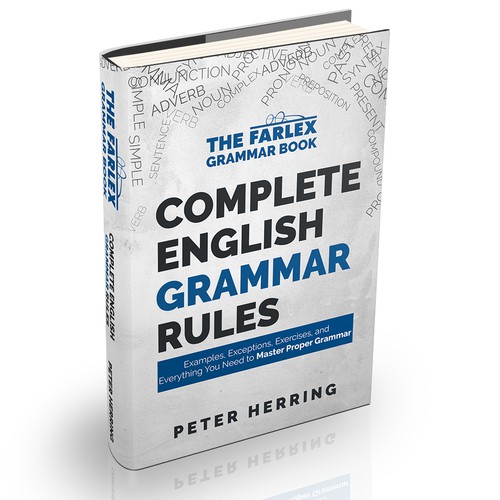 Design a cover for a modern english grammar guide