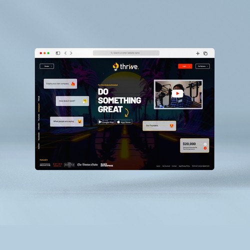 Forbes-listed company needs website for Gen-Z users Design by Creative_Ahmed