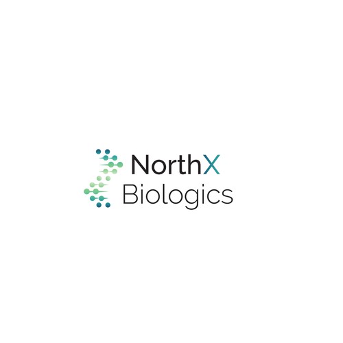 Logo for new pharmaceutical company within gene therapy, DNA and RNA. Design by K3A