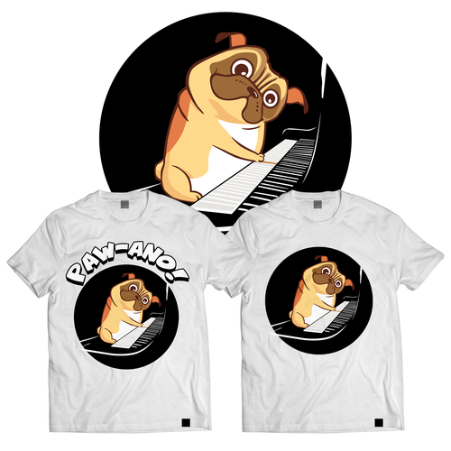 Funny cheap pug shirt