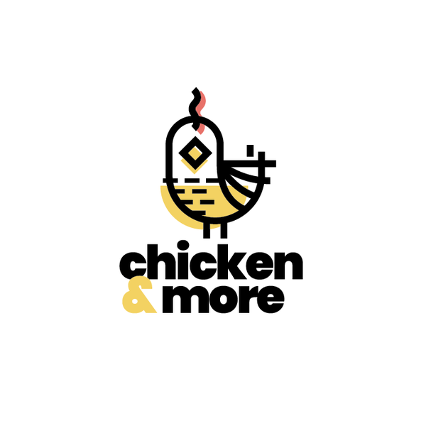 Abstract logo for fast food restaurant