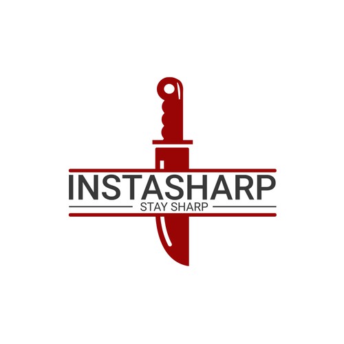 Design a hipstor logo for a knife sharpening rental company Design von Emon099