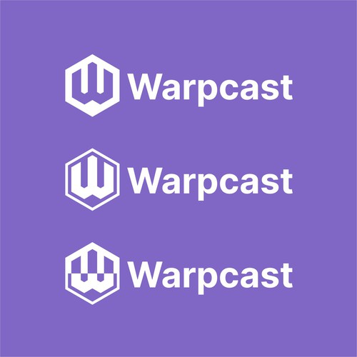 Warpcast logo Design réalisé par jemma1949