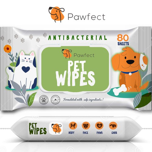 PAWFECT--the perfect pet brand Design by Ozike