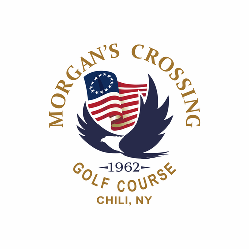 A Patriotic & Historical Golf Course Logo Design by Johnny MacK