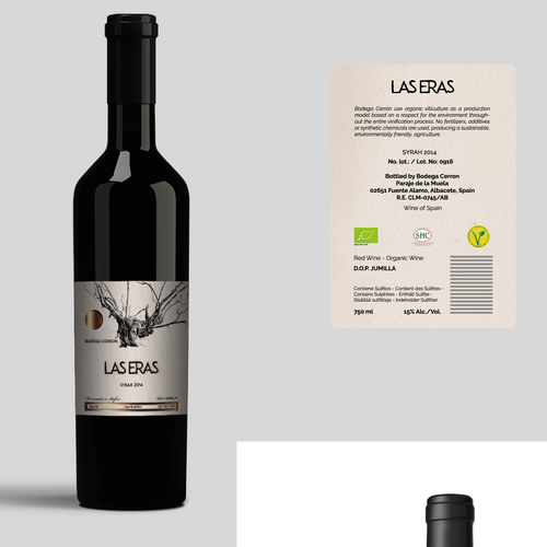 ORGANIC EXCLUSIVE WINE LABEL DESIGN - BODEGA CERRON Design by OtomPotom