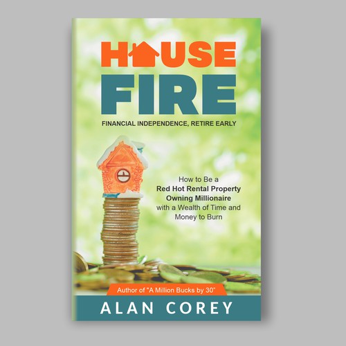 Eye-catching BOOK COVER with REAL ESTATE and EARLY RETIREMENT focus Design by Songv™