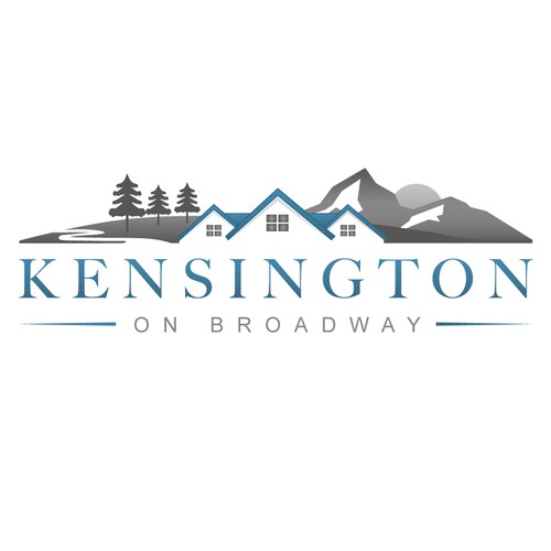 Logo for "Kensington on Broadway" - a Real Estate Development Project Diseño de 7scout7