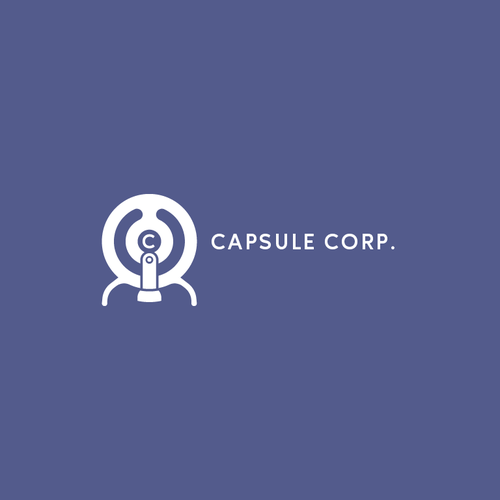 Design di Logo Capsule Corp, univers DBZ di sendirecto