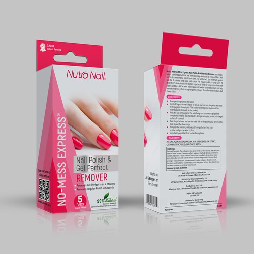 Nutra Nail Gel Remover Design by Rajith Shantha