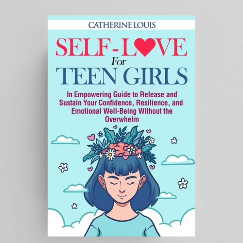 colorful cover to appeal to teen girls and their self-esteem Design by COMGUYZ